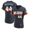 Davalo S.Diego Padres #44 Joe Musgrove Player Obsidian 2026 City Connect Home Limited Elite T-shirt Stitched Jerseys
