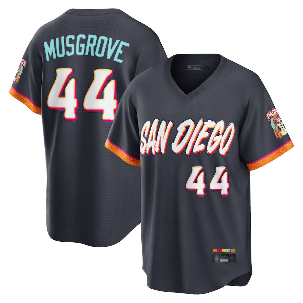 Davalo S.Diego Padres #44 Joe Musgrove Player Obsidian 2026 City Connect Home Limited T-shirt Stitched Jerseys