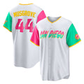 Davalo S.Diego Padres #44 Joe Musgrove Player White City Connect Home Game Stitched Jerseys