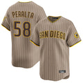 Davalo S.Diego Padres #58 Wandy Peralta Player Khaki Home Limited Stitched Jerseys