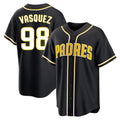 Davalo S.Diego Padres #98 Randy Vasquez Player Black 2026 Fashion Home Stitched Jerseys