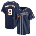 Davalo S.Diego Padres #9 Jake Cronenworth Player Navy Cooperstown Collection Limited Home Stitched Jerseys