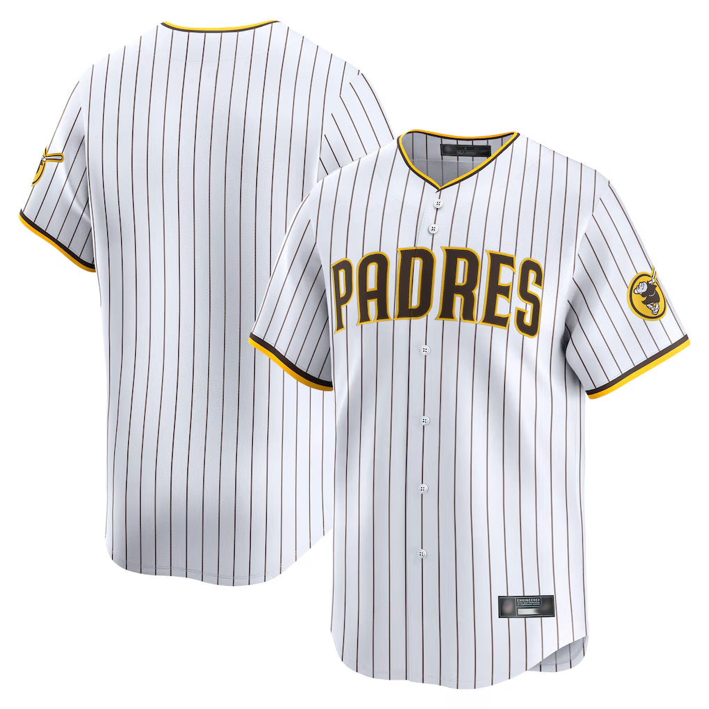 Davalo S.Diego Padres Blank Player White Home Limited Stitched Jerseys