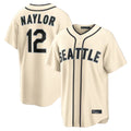 Davalo S.Mariners #12 Josh Naylor Player Cream 2026 Home Limited Stitched Jerseys