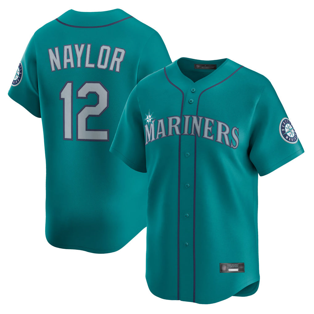 Davalo S.Mariners #12 Josh Naylor Player Teal Home Limited Stitched Jerseys