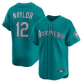 Davalo S.Mariners #12 Josh Naylor Player Teal Home Limited Stitched Jerseys