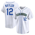 Davalo S.Mariners #12 Josh Naylor Player White Pitch Fashion Game Stitched Jerseys
