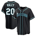 Davalo S.Mariners #20 Luke Raley Player Black Fashion Home Limited Stitched Jerseys