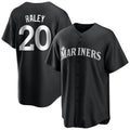 Davalo S.Mariners #20 Luke Raley Player Black Home Limited Stitched Jerseys