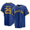 Davalo S.Mariners #29 Cal Raleigh Player Royal City Connect Home Game Stitched Jerseys