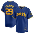 Davalo S.Mariners #29 Cal Raleigh Player Royal City Connect Home Limited Stitched Jerseys