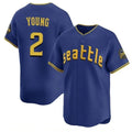 Davalo S.Mariners #2 Cole Young Player Royal City Connect Home Limited Stitched Jerseys