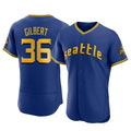 Davalo S.Mariners #36 Logan Gilbert Player Royal City Connect Home Limited Elite Stitched Jerseys