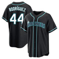Davalo S.Mariners #44 Julio Rodriguez Player Black Fashion Home Limited Stitched Jerseys