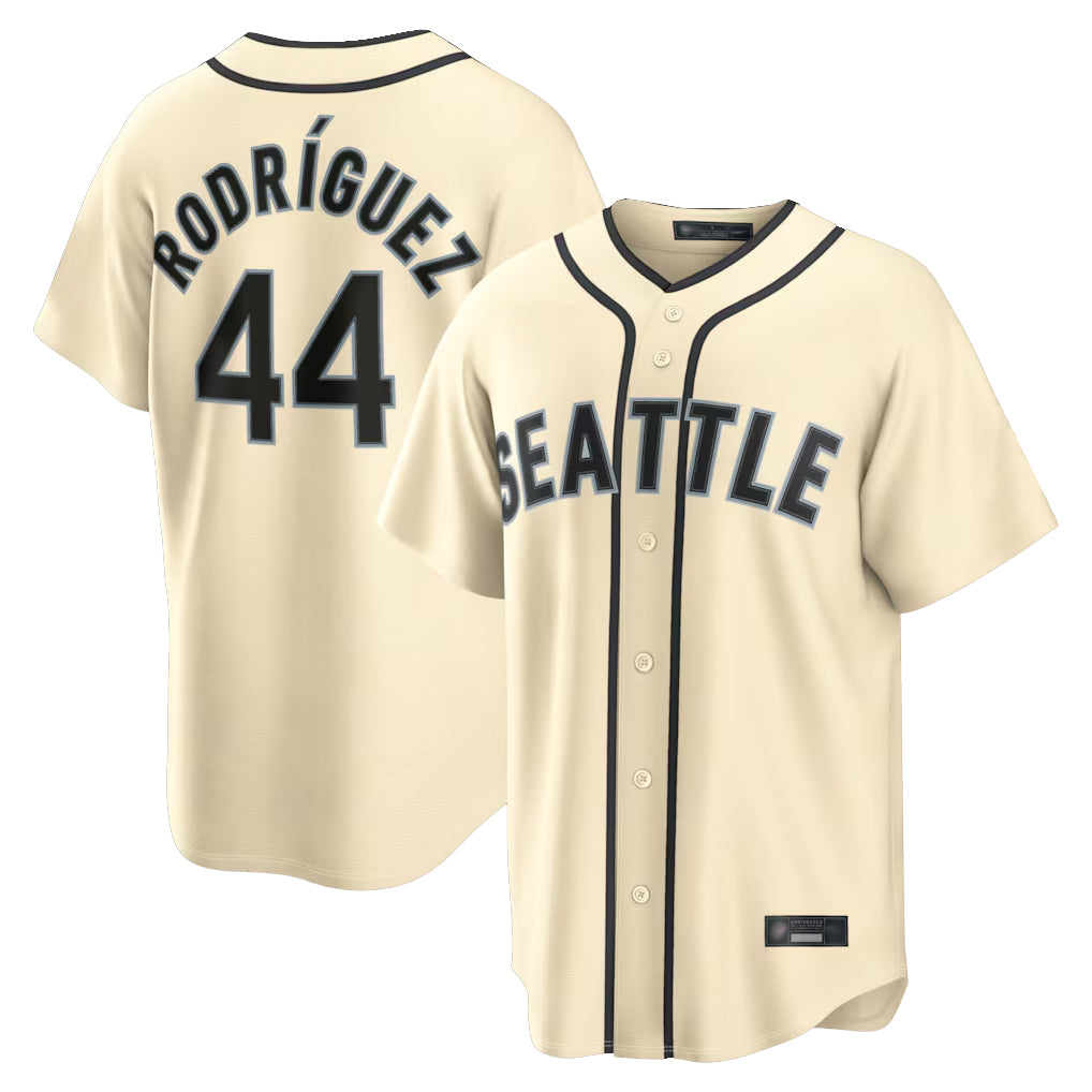 Davalo S.Mariners #44 Julio Rodriguez Player Cream 2026 Home Limited Stitched Jerseys