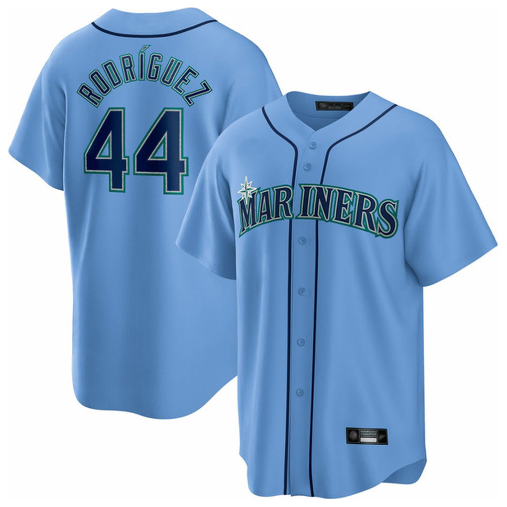 Davalo S.Mariners #44 Julio Rodriguez Player Light Blue Home Limited Stitched Jerseys