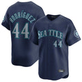 Davalo S.Mariners #44 Julio Rodriguez Player Navy Home Limited Stitched Jerseys