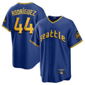 Davalo S.Mariners #44 Julio Rodriguez Player Royal City Connect Home Game Stitched Jerseys