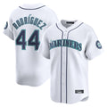 Davalo S.Mariners #44 Julio Rodriguez Player White Home Limited Stitched Jerseys