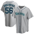 Davalo S.Mariners #56 Randy Arozarena Player Gray Home Game Stitched Jerseys