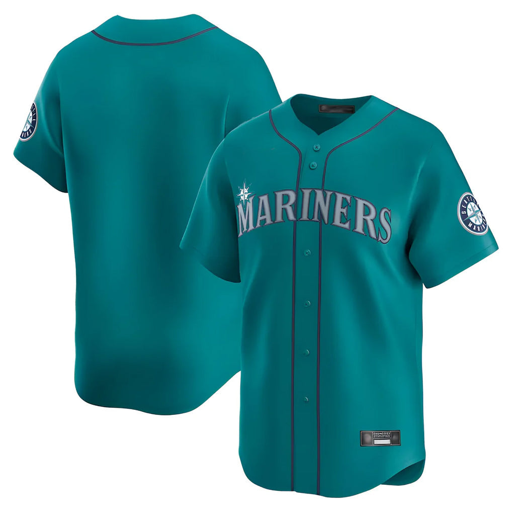 Davalo S.Mariners Blank Player Teal Home Limited Stitched Jerseys