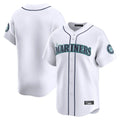Davalo S.Mariners Blank Player White Home Limited Stitched Jerseys