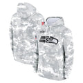 Davalo S.Seahawks Arctic Camo Limited Salute to Service Pullover Hoodies Game Blank Player Stitched Jerseys