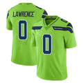 Davalo S.Seahawks #0 DeMarcus Lawrence Player Green Limited Color Rush Home Game Stitched Jerseys