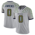 Davalo S.Seahawks #0 DeMarcus Lawrence Player Grey Limited 2025 Rivalries Collection Home Game Stitched Jerseys