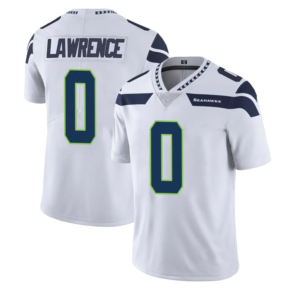 Davalo S.Seahawks #0 DeMarcus Lawrence Player White Limited Vapor Untouchable Home Game Stitched Jerseys