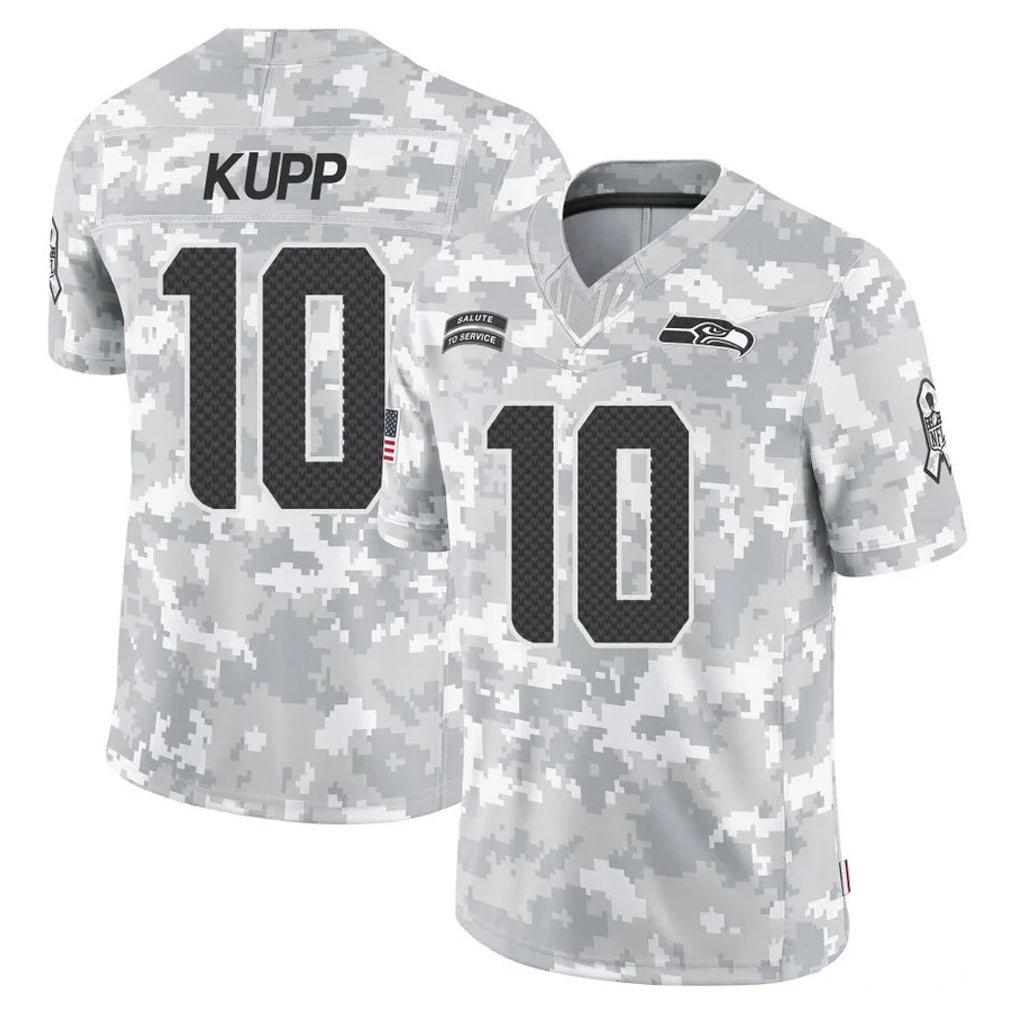 Davalo S.Seahawks #10 Cooper Kupp Player Arctic Camo Limited Salute To Service Home Game Stitched Jerseys