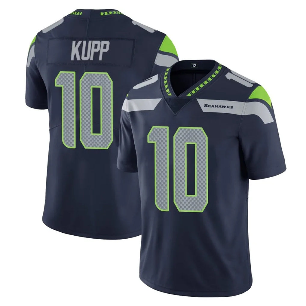 Davalo S.Seahawks #10 Cooper Kupp Player Navy Limited Vapor Untouchable Home Game Stitched Jerseys