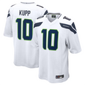 Davalo S.Seahawks #10 Cooper Kupp Player White Replica Game Stitched Jerseys