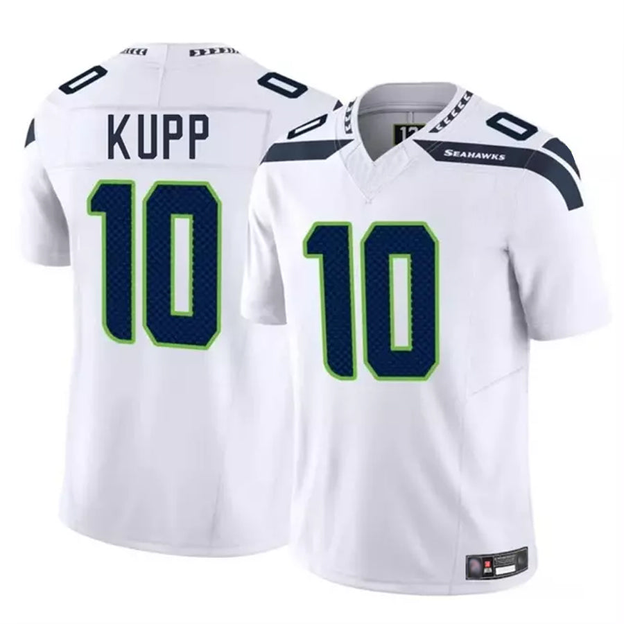 Davalo S.Seahawks #10 Cooper Kupp Player White Vapor F.U.S.E. Limited Stitched Jerseys