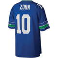 Davalo S.Seahawks #10 Jim Zorn Mitchell & Ness Royal Legacy Replica Jersey