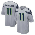 Davalo S.Seahawks #11 Jaxon Smith-Njigba Player Gray Home Game Stitched Jerseys