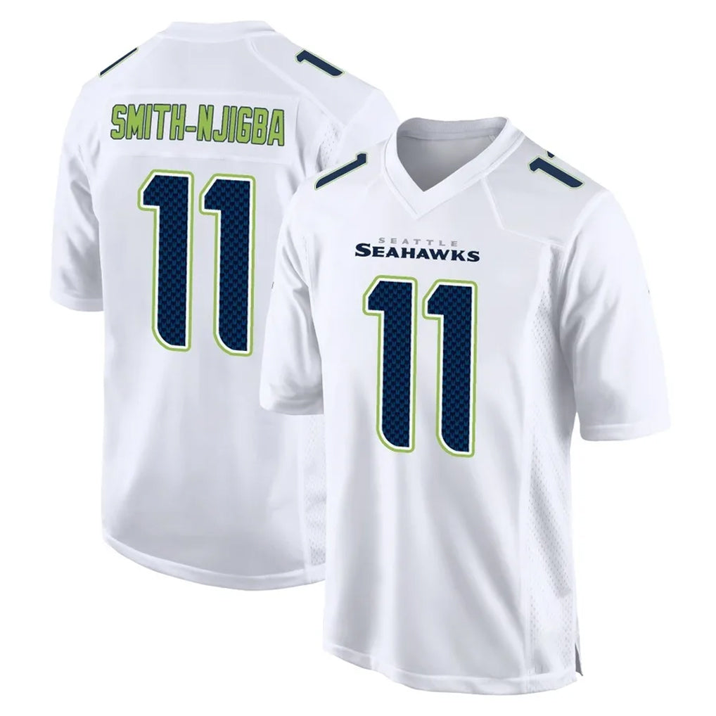 Davalo S.Seahawks #11 Jaxon Smith-Njigba Player White Tundra Fashion Home Game Stitched Jerseys