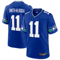Davalo S.Seahawks #11 Jaxon Smith-Njigba Royal Throwback Player Game Stitched American Stitched Jerseys
