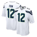 Davalo S.Seahawks #12 12th Fan Player White Home Game Stitched Jerseys