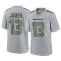 Davalo S.Seahawks #13 Ernest Jones IV Player Gray Atmosphere Fashion Home Game Stitched Jerseys