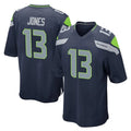 Davalo S.Seahawks #13 Ernest Jones IV Player Navy Home Game Stitched Jerseys