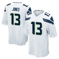 Davalo S.Seahawks #13 Ernest Jones IV Player White Home Game Stitched Jerseys