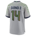 Davalo S.Seahawks #14 Sam Darnold 2025 Rivalries Collection Game Wolf Gray Stitched Jerseys