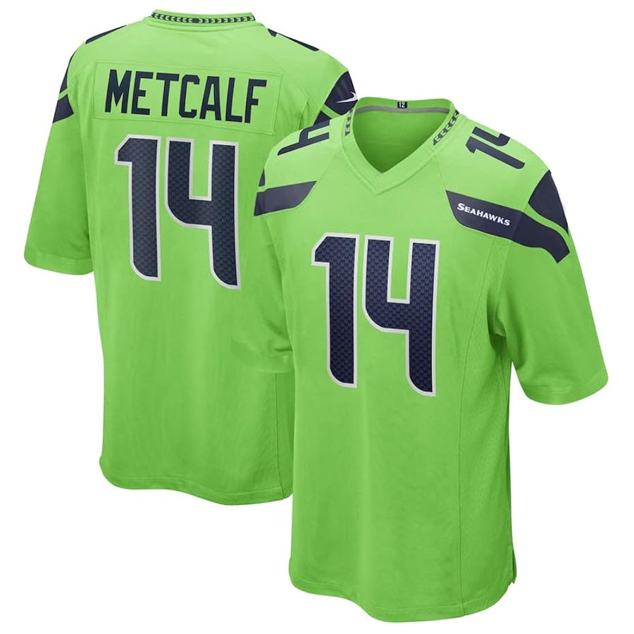 Davalo S.Seahawks #14 Sam Darnold Player Green Home Game Football Jersey