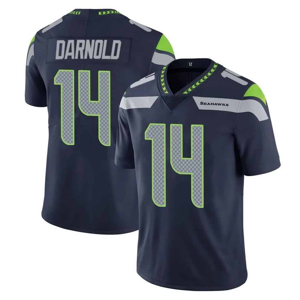Davalo S.Seahawks #14 Sam Darnold Player Navy Limited Vapor Untouchable Home Game Stitched Jerseys