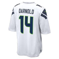 Davalo S.Seahawks #14 Sam Darnold White Game Stitched Jerseys