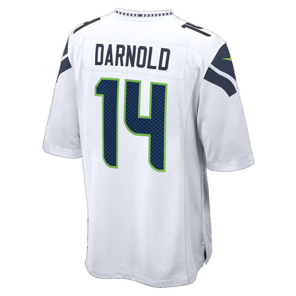 Davalo S.Seahawks #14 Sam Darnold White Game Stitched Jerseys