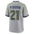 Davalo S.Seahawks #21 Devon Witherspoon Player Gray Rivalries Collection Game Stitched Jerseys