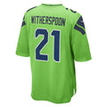 Davalo S.Seahawks #21 Devon Witherspoon Player Green Home Game Stitched Jerseys