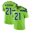 Davalo S.Seahawks #21 Devon Witherspoon Player Green Limited Color Rush Home Game Stitched Jerseys